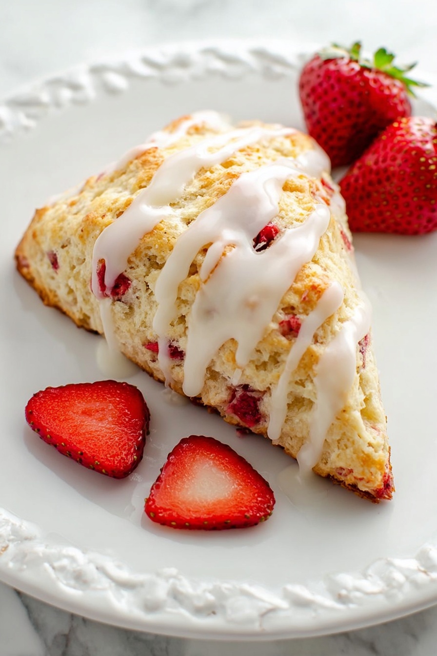 Strawberry Cream Scones Recipe