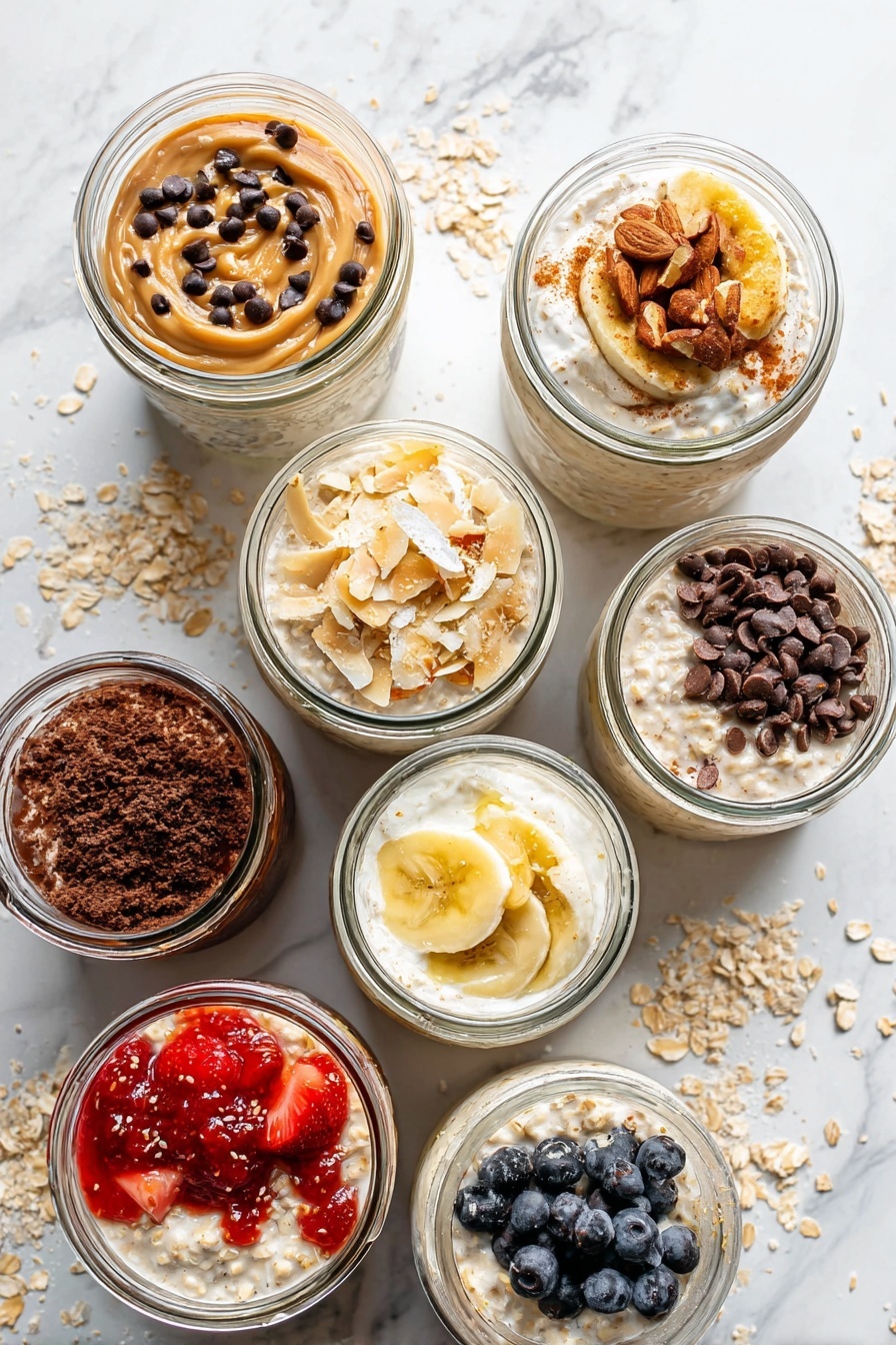 Healthy Overnight Oats with Flavor Variations Recipe